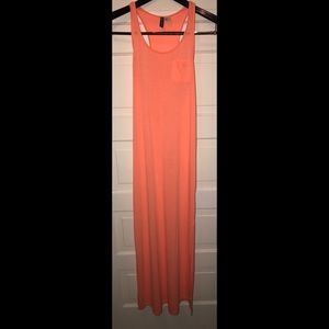 Peach Maxi Dress